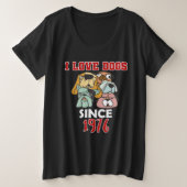 I love dogs since 1976 (Design devant)