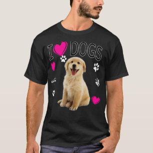 I Love    DogsGolden Labrador recovery to shirt