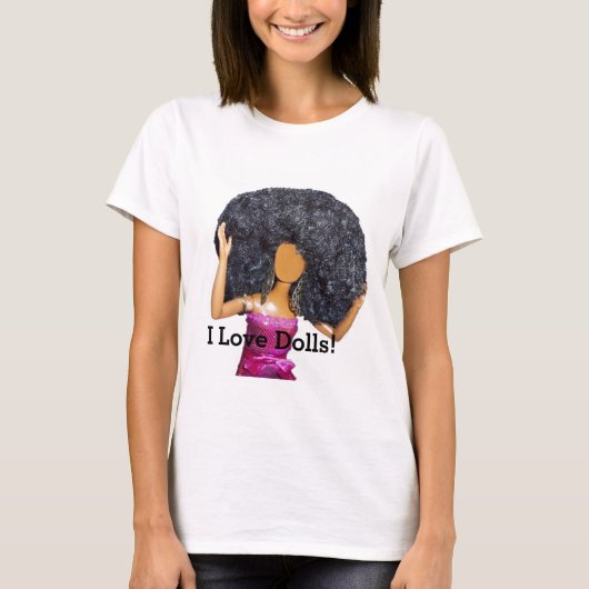 I love dolls T-shirt (Voorkant)