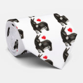 I Love Donkeys Demure Donkey Stropdas (Opgerold)