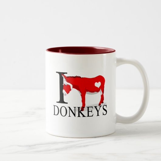 I Love Donkeys Mokken (Rechts)