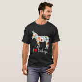 I Love Donkeys T-shirt (Voorkant volledig)