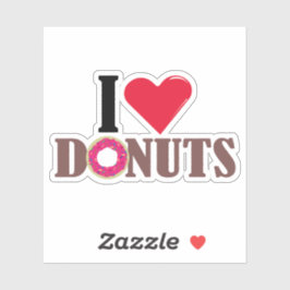 I love donut design sticker