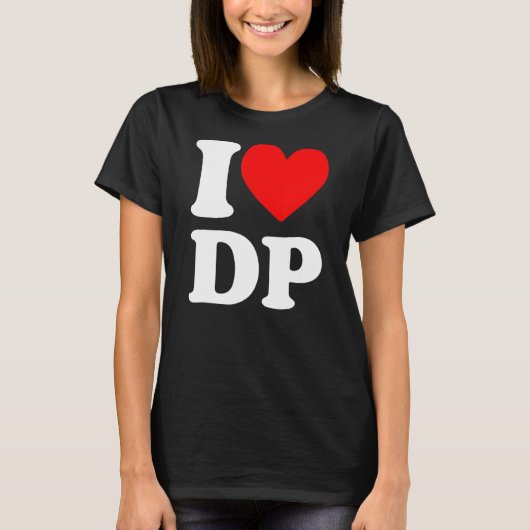 I Love DP I hartDP T-shirt (Voorkant)