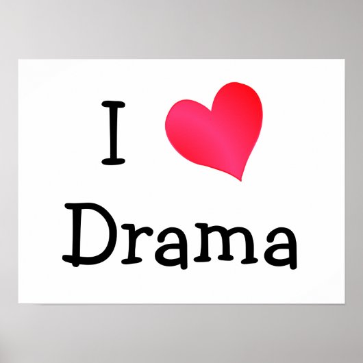 I Love Drama Poster (Voorkant)