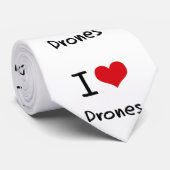 I Love Drones Stropdas (Opgerold)