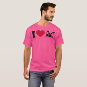 I Love Drums T-shirt (Voorkant volledig)