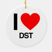 i love DST Keramisch Ornament (Achterkant)