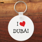 I Love DUBAI Sleutelhanger (Voorkant)