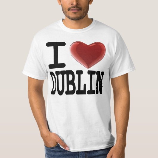 I Love DUBLIN T-shirt (Voorkant)