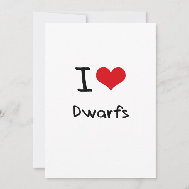 I Love Dwarfs (Voorkant)