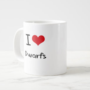 I Love Dwarfs Jumbo Beker