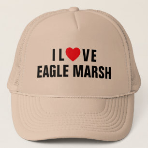 I Love Eagle Marsh™ Trucker Hat Trucker Pet