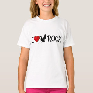 I Love Eagle Rock California Red Heart T-shirt