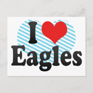 I Love Eagles Briefkaart
