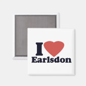 I Love Earlsdon Fridge Magnet (Recto/Verso)