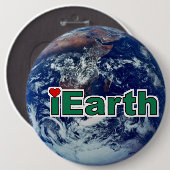 I Love Earth Button (Voorkant /achterkant)