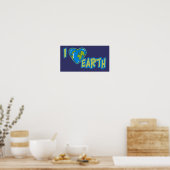 I Love Earth Poster (Keuken)