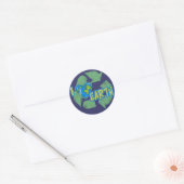 I Love Earth Recycle Sticker (Enveloppe)