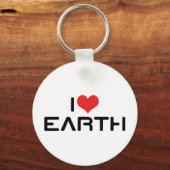 I Love Earth Sleutelhanger (Voorkant)
