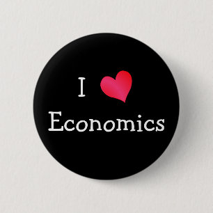 I Love Economics Ronde Button 5,7 Cm