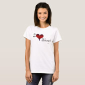 I Love Edward T-shirt (Voorkant volledig)