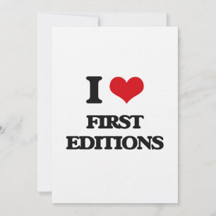 i LOVE eerste edities