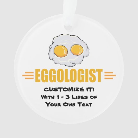 I Love Eggs Ornament (voorkant)