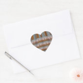 I Love Eiffel Tower Paris with Love blue sky colo Hart Sticker (Envelop)