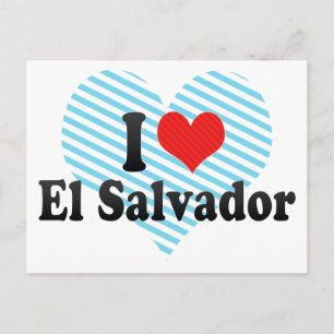 I Love El Salvador Briefkaart