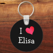 I Love Elisa Sleutelhanger (Voorkant)
