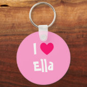 I Love Ella Sleutelhanger (Voorkant)