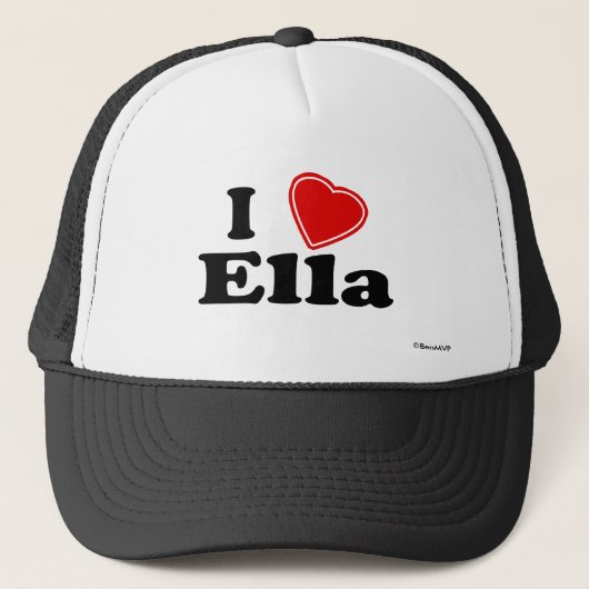 I Love Ella Trucker Pet (Voorkant)