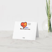 I Love EMS Workers Wenskaart Kaart (Achterkant)