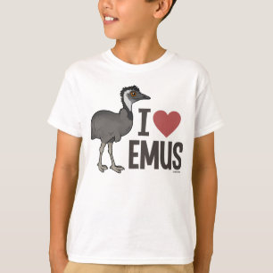 I Love Emus T-shirt