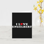 I Love Engelbert Girlfriend & Boyfriend Engelb Kaart (Gele Bloem)