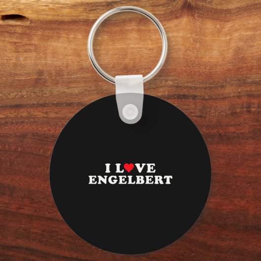 I Love Engelbert Girlfriend &amp; Boyfriend Engelb Sleutelhanger (Voorkant)