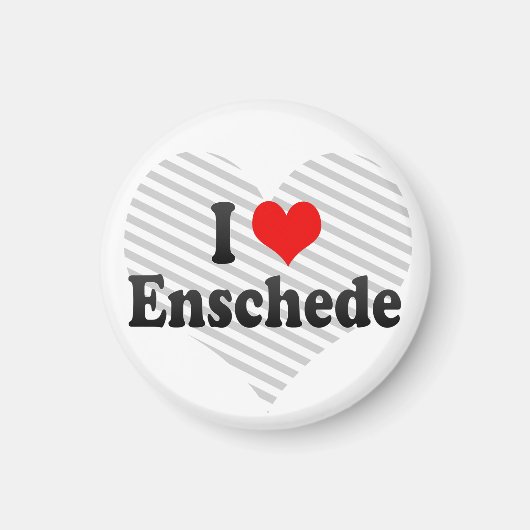I Love Enschede, Nederland Magneet (Voorkant)
