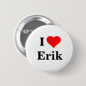 I Love Erik Button (Voorkant /achterkant)