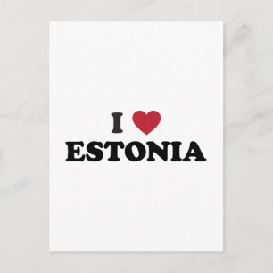 I Love Estonia Briefkaart