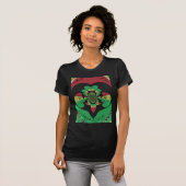 I Love Ethiopia Kaleidoscope - Oprechte Rasta-kuns T-shirt (Voorkant volledig)