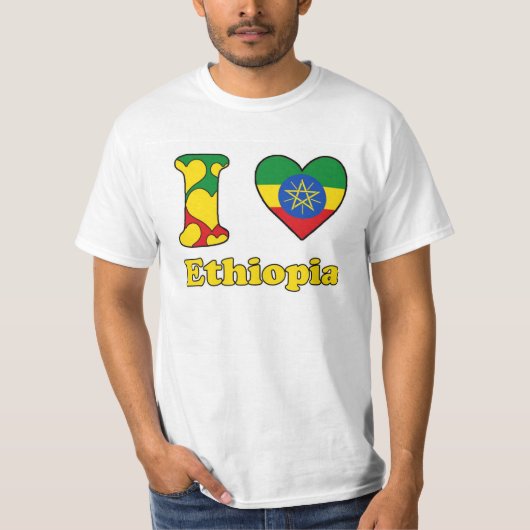 I love Ethiopia T-shirt (Voorkant)