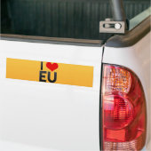 I Love EU Bumpersticker (Op Truck)