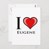 I Love Eugene Briefkaart (Voorkant / Achterkant)
