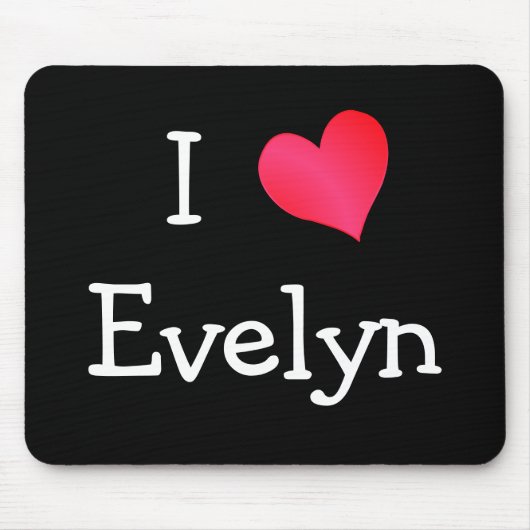 I Love Evelyn Muismat (Voorkant)
