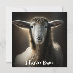 I Love Ewe Schattige woordgrap