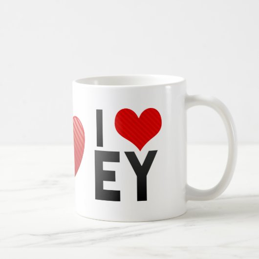 I Love EY Koffiemok (Rechts)