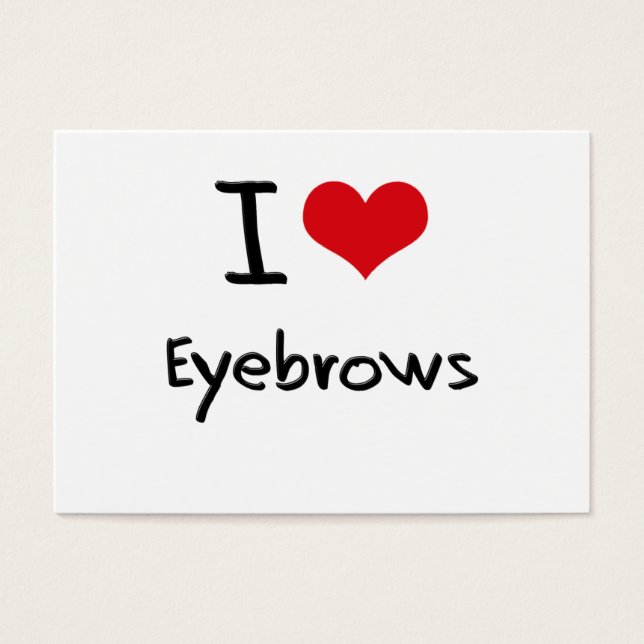 I love eyebrows (Devant)