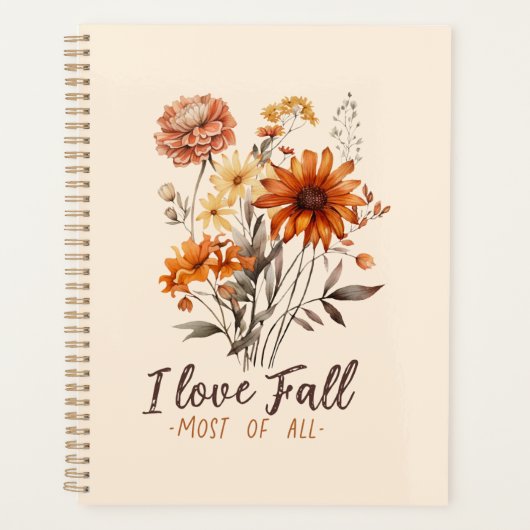 I Love Fall Most All - Autumn Foliage (Devant)