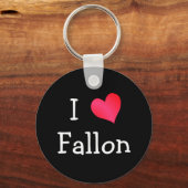 I Love Fallon Sleutelhanger (Voorkant)